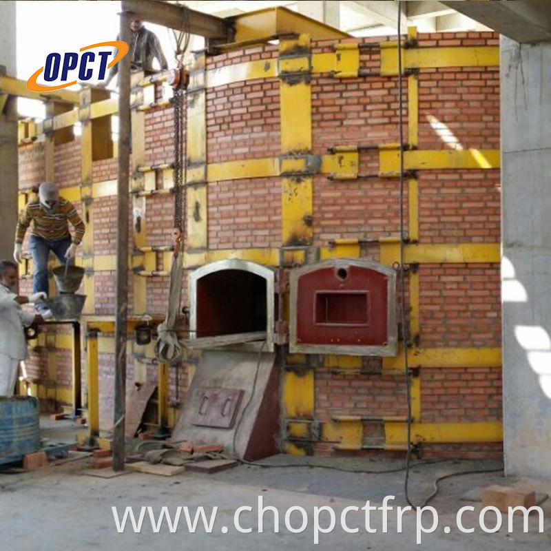 Potassium sulfate fertilizer production line with 10000tpy Mannheim furnace build by silicon brick plant